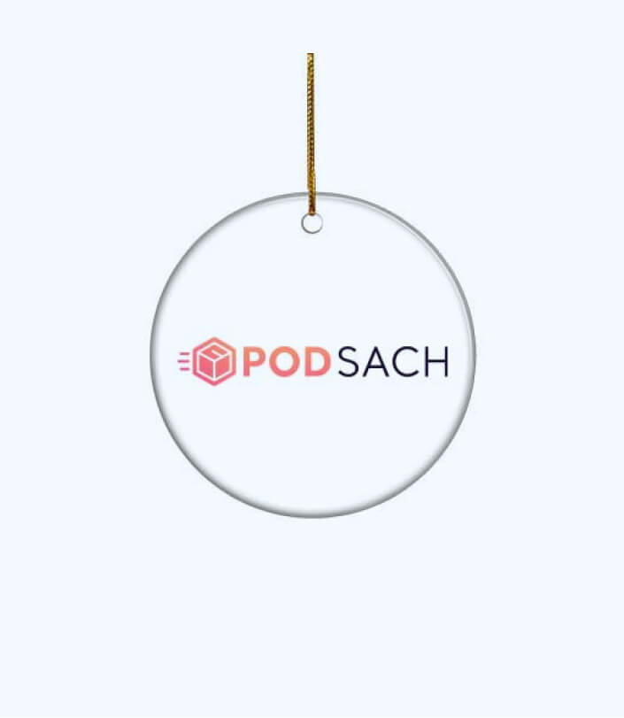 Ceramic Circle Ornament